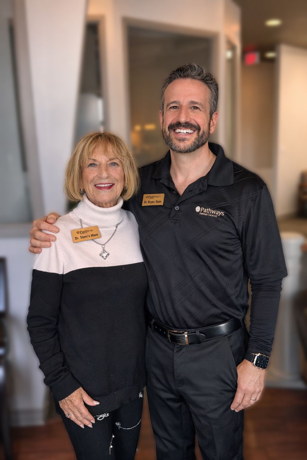 Dr. Stein with his mom